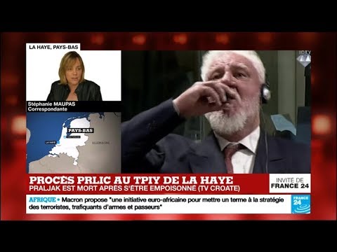 Suicide en direct au TPI du criminel de guerre croate Slobodan Praljak