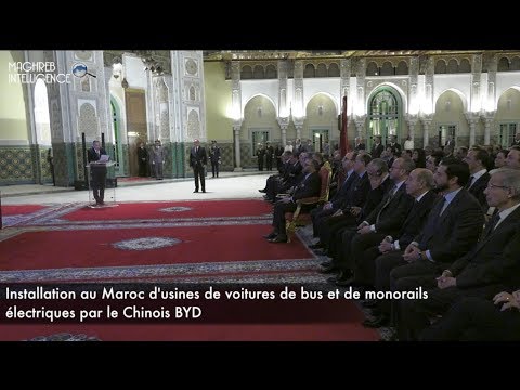 Installation au Maroc d’usines de voitures de bus et de monorails électriques par le Chinois BYD