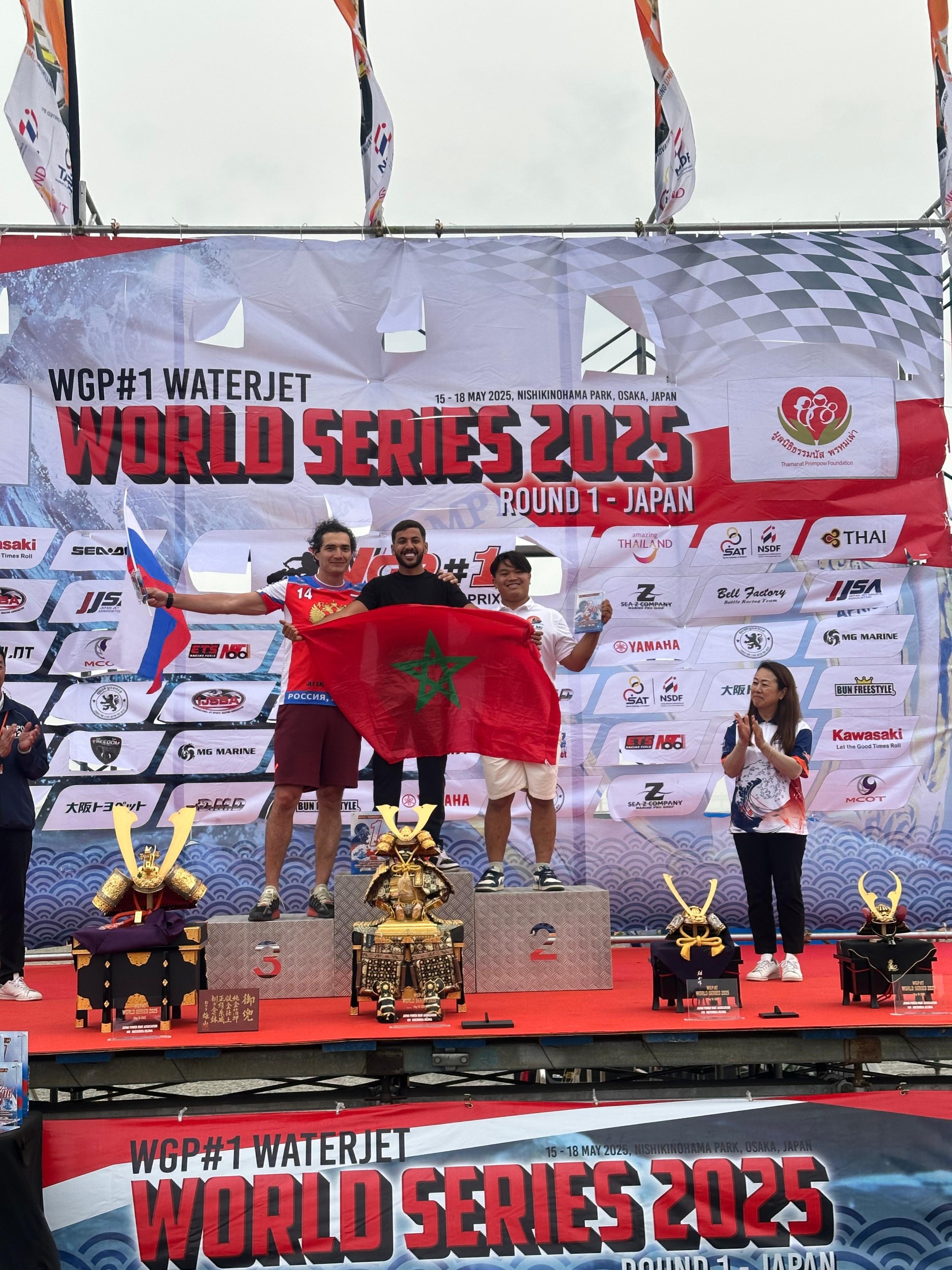 Exploit marocain à Osaka : Khalil Seddini s’impose sans sponsors dans la WGP#1 Waterjet World Series