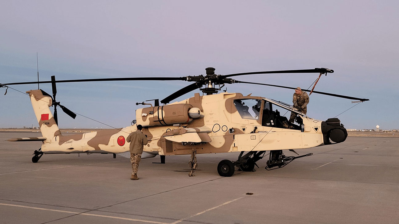 Maroc. 163 000 m² pour l’extension de la base aérienne de Khouribga qui accueille les Apache AH-64 E